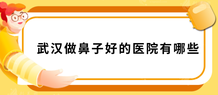 武漢做鼻子好的醫(yī)院有哪些？2025優(yōu)質(zhì)醫(yī)院名單匯總